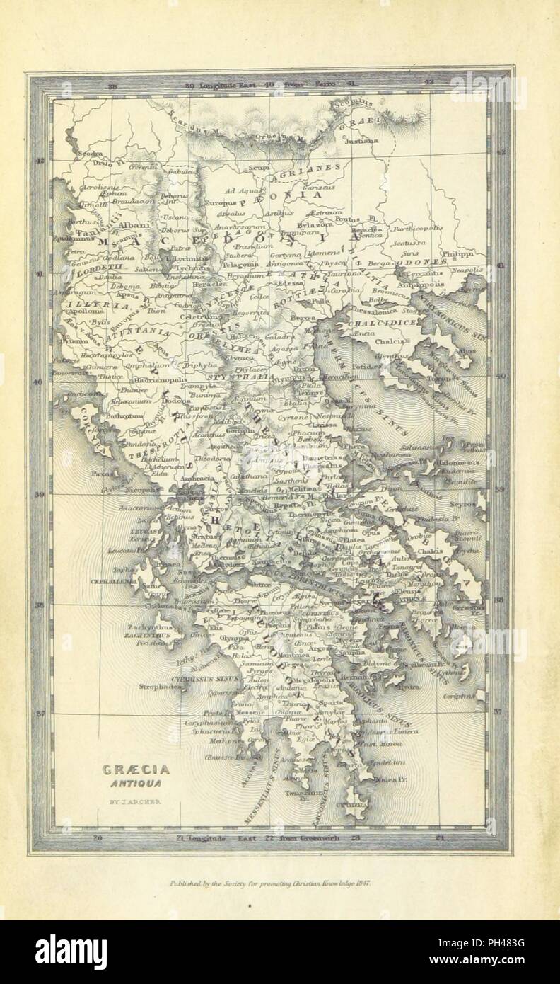 Image  from page 6 of 'A History of Greece, from the earliest times to the Roman conquest, etc. [With a map.]' . Stock Photo