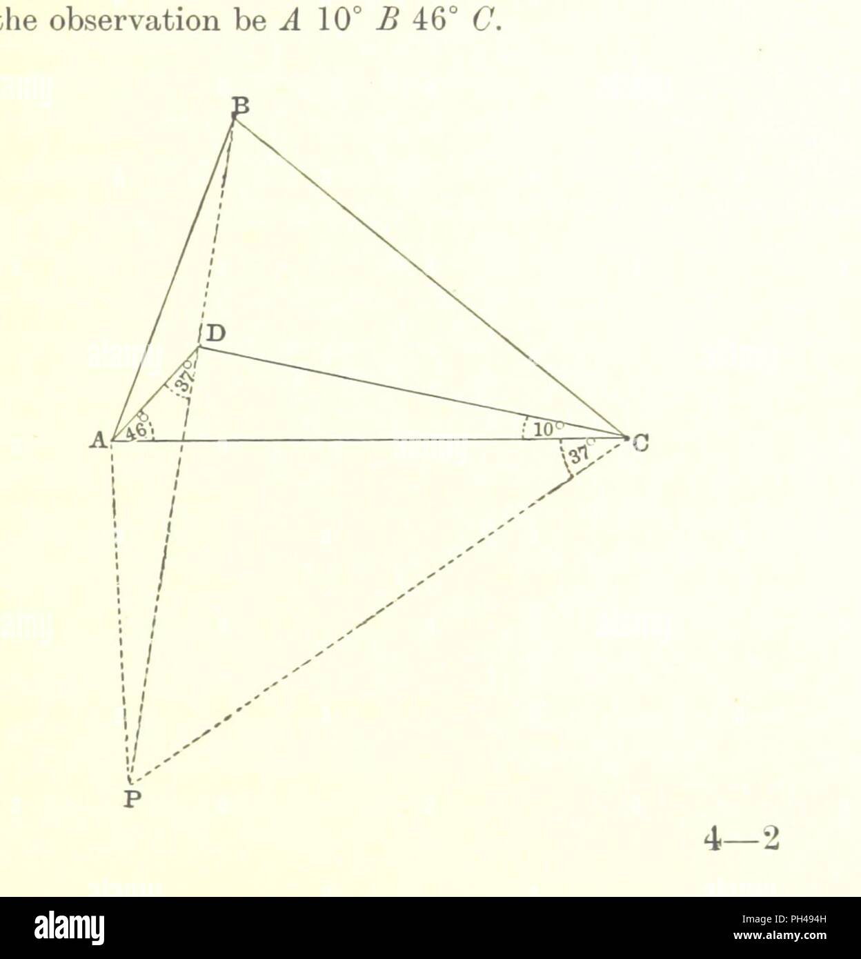 Image  from page 67 of 'Elements of Marine Surveying . Second edition . enlarged' . Stock Photo