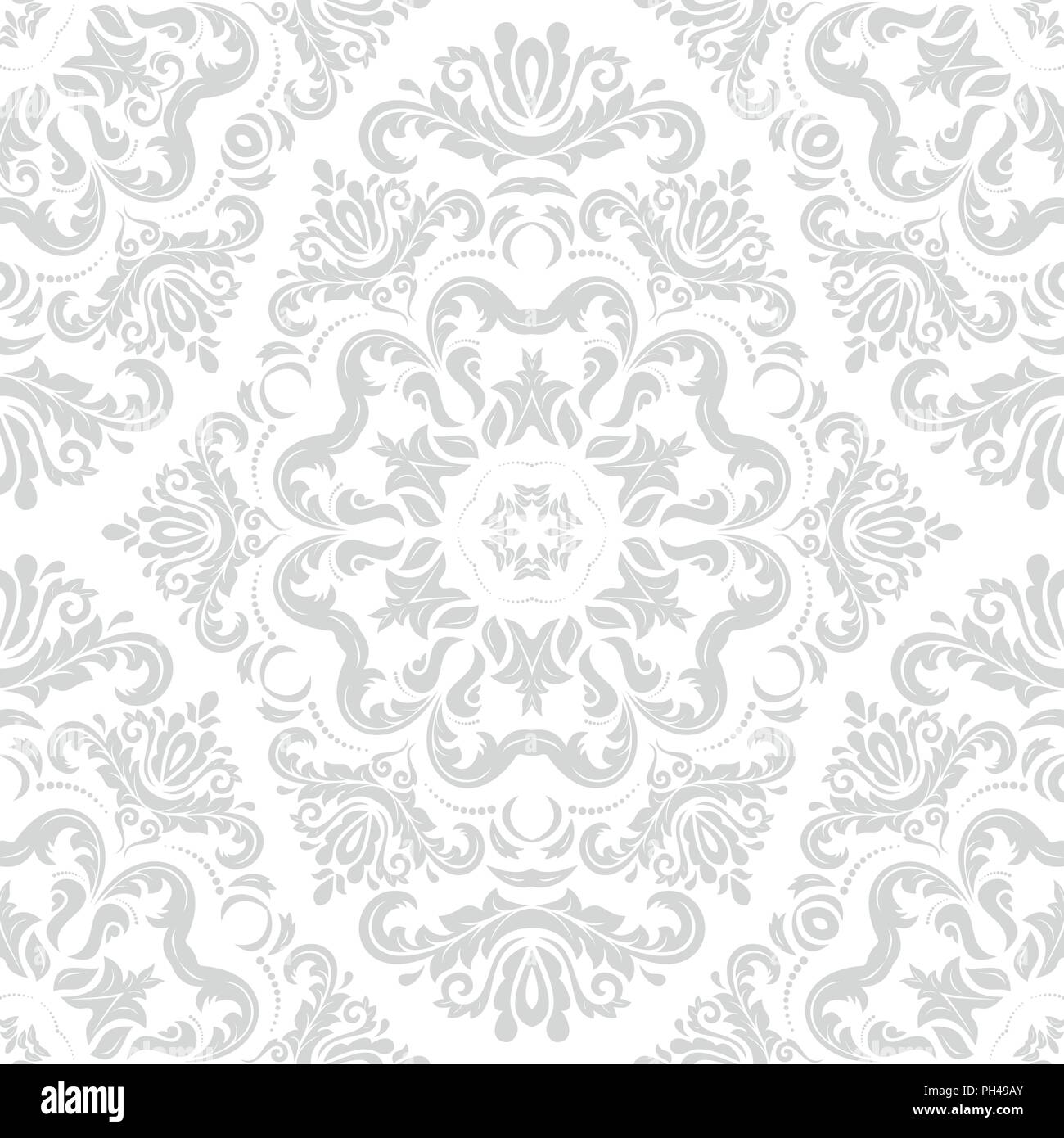 Seamless pattern wallpaper vintage grey hires stock photography and