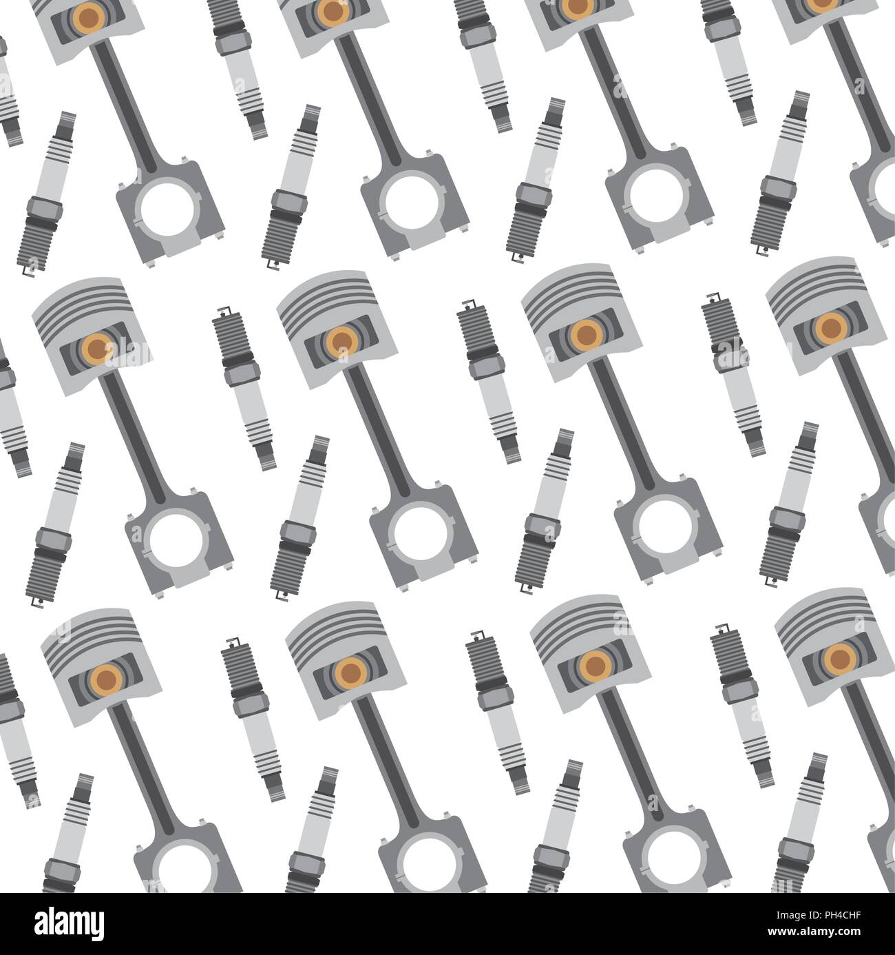 Piston Pattern. Model New piston Stock Vector Images - Alamy