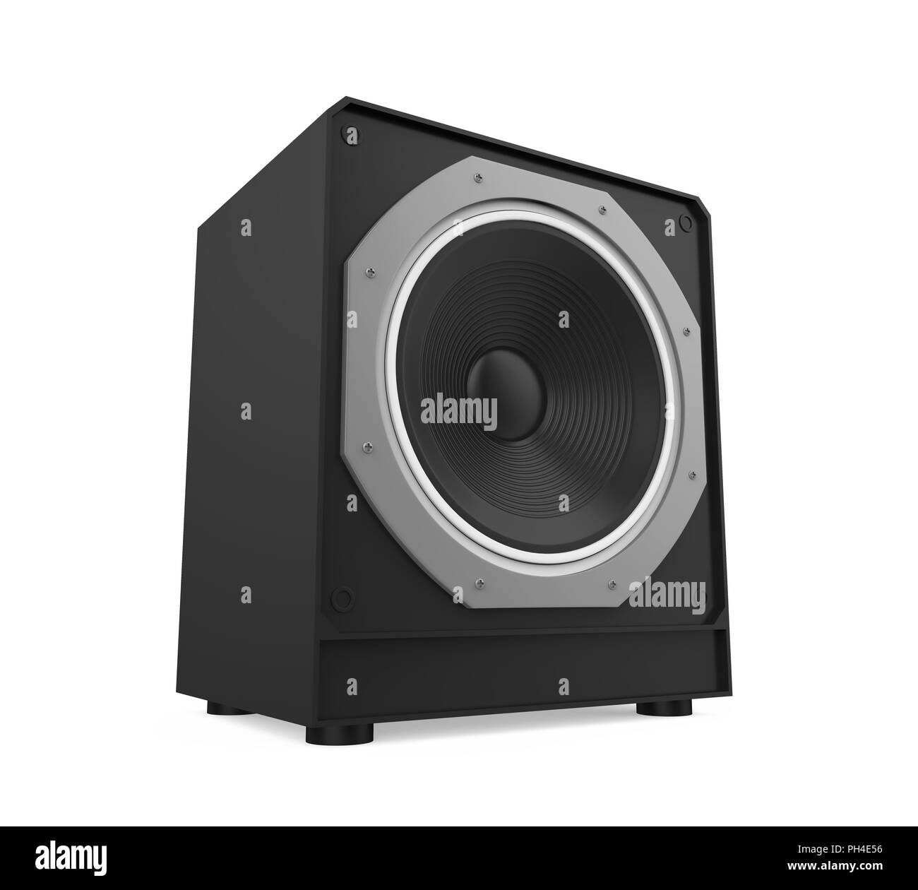 Audio Speaker Isolated Stock Photo Alamy