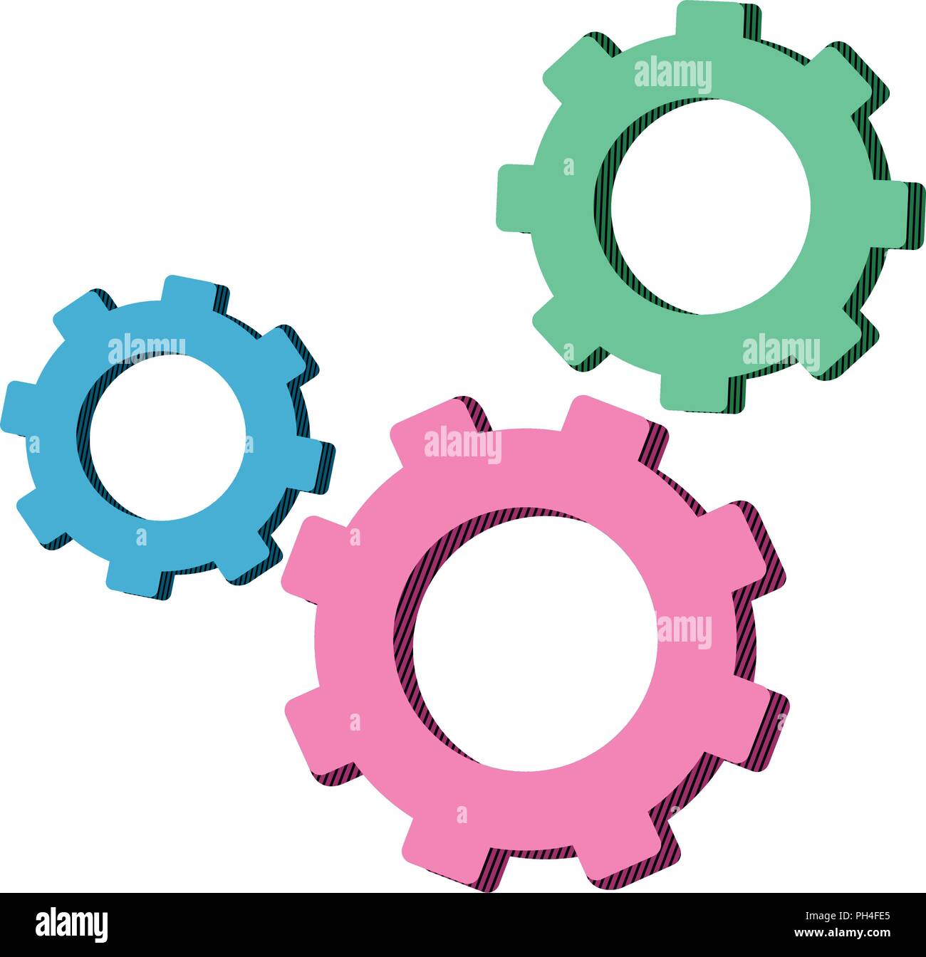 industry gears engineering technology process Stock Vector Image & Art ...