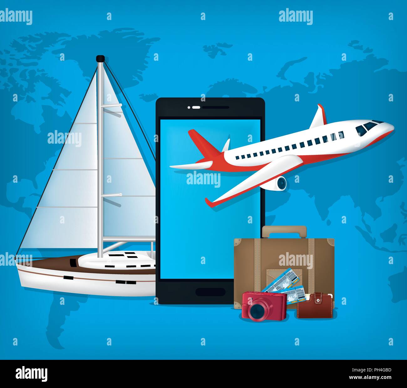 Vacations and travel Stock Vector Image & Art - Alamy
