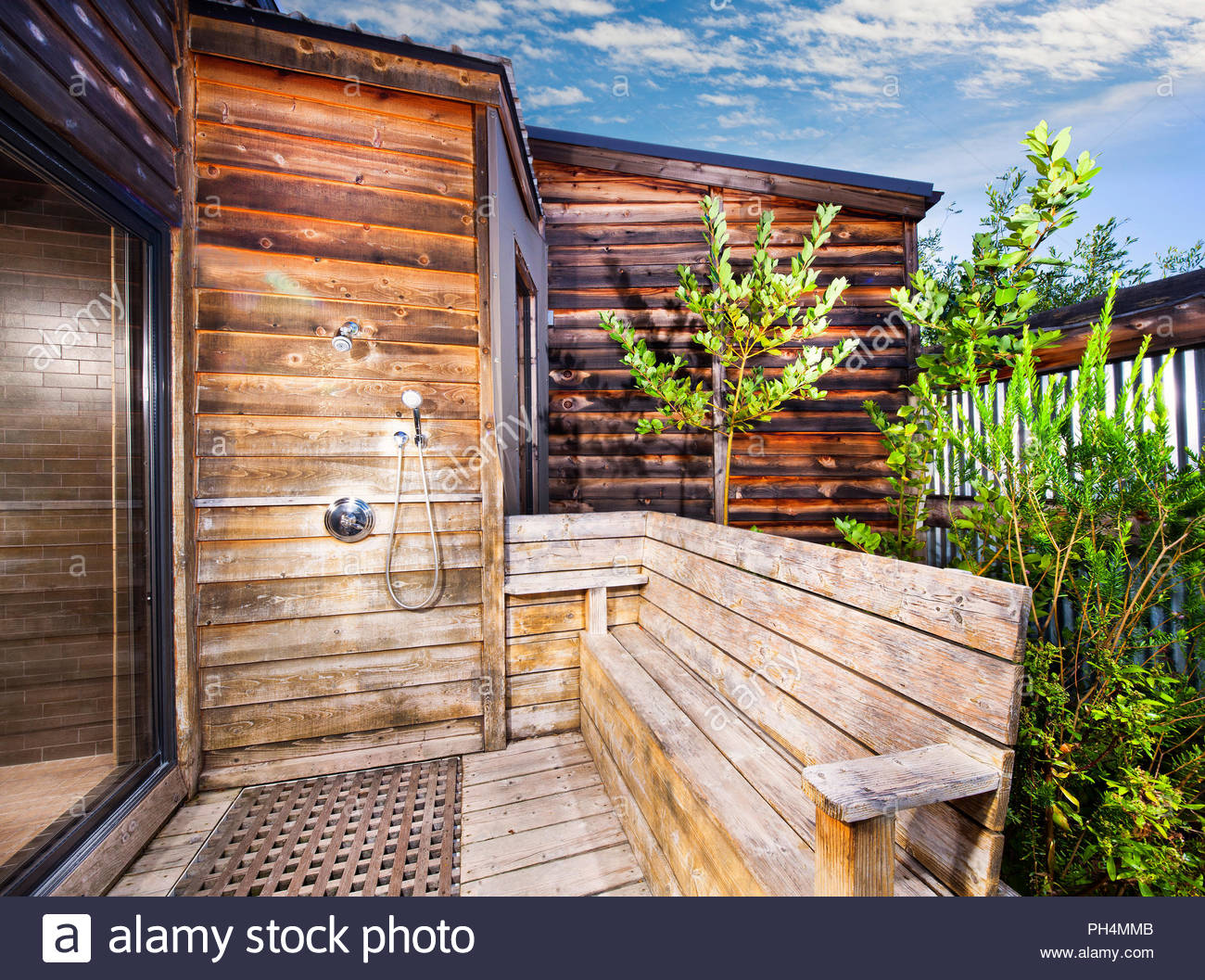 Outdoor Shower Stock Photo 217077627 Alamy