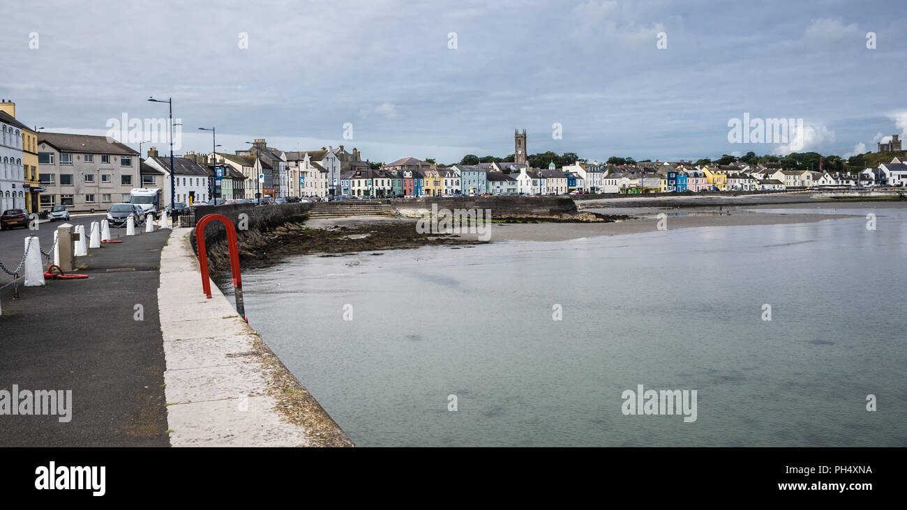 The small Northern Irish seaside town of Donaghadee Stock Photo