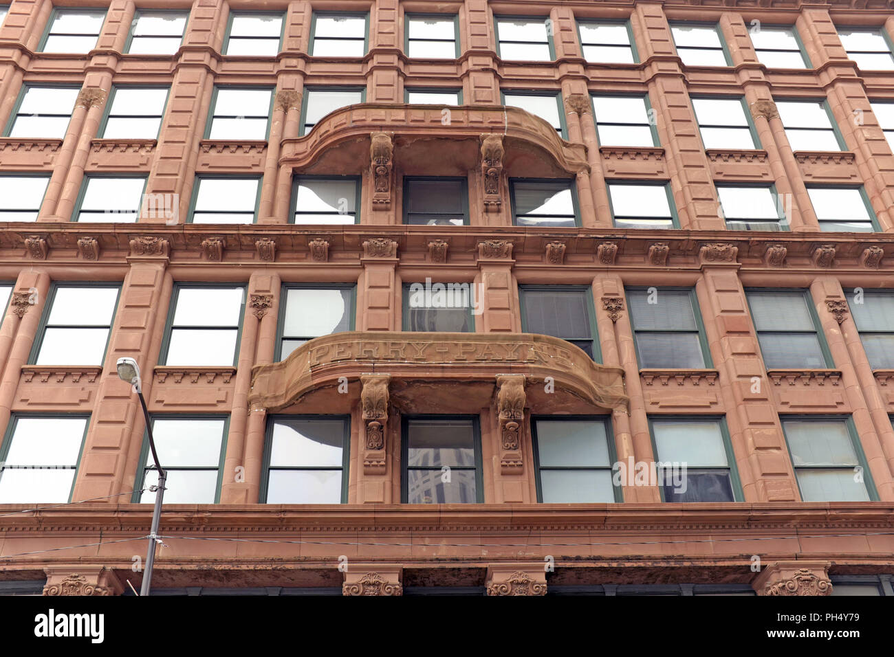 The Perry-Payne Building in the historic Warehouse District in Cleveland, Ohio, USA. Stock Photo
