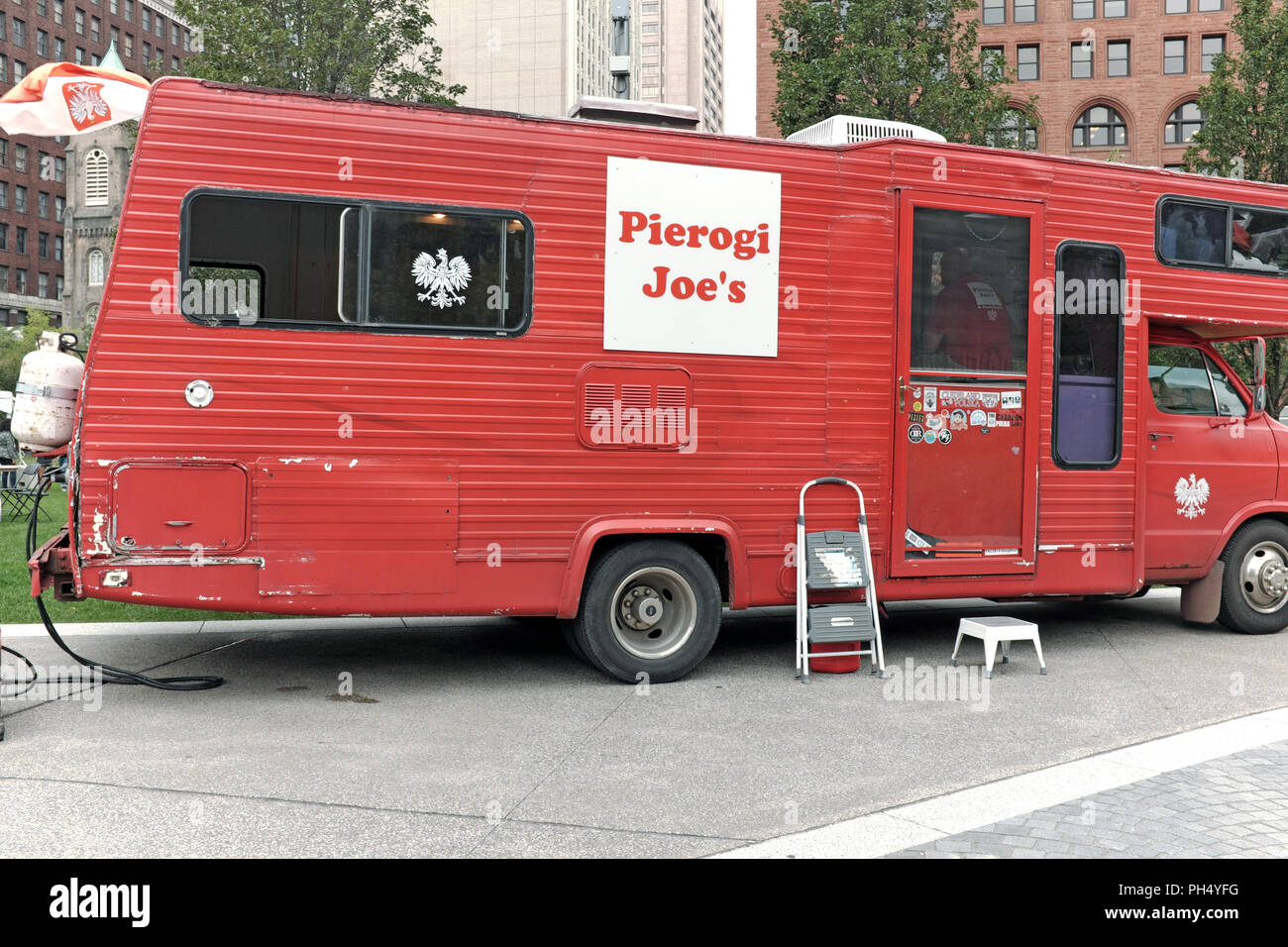 Red Food Truck Stock Photos Red Food Truck Stock Images