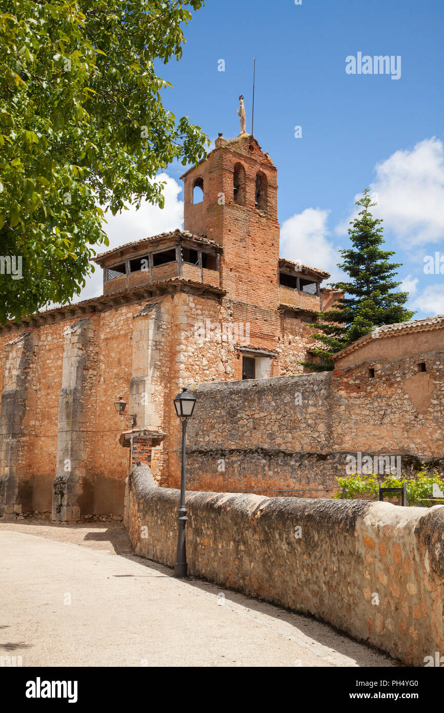 The Torre de la Martina in the Spanish town of Ayllon in the province of Segovia Castille y Leon Spain Stock Photo