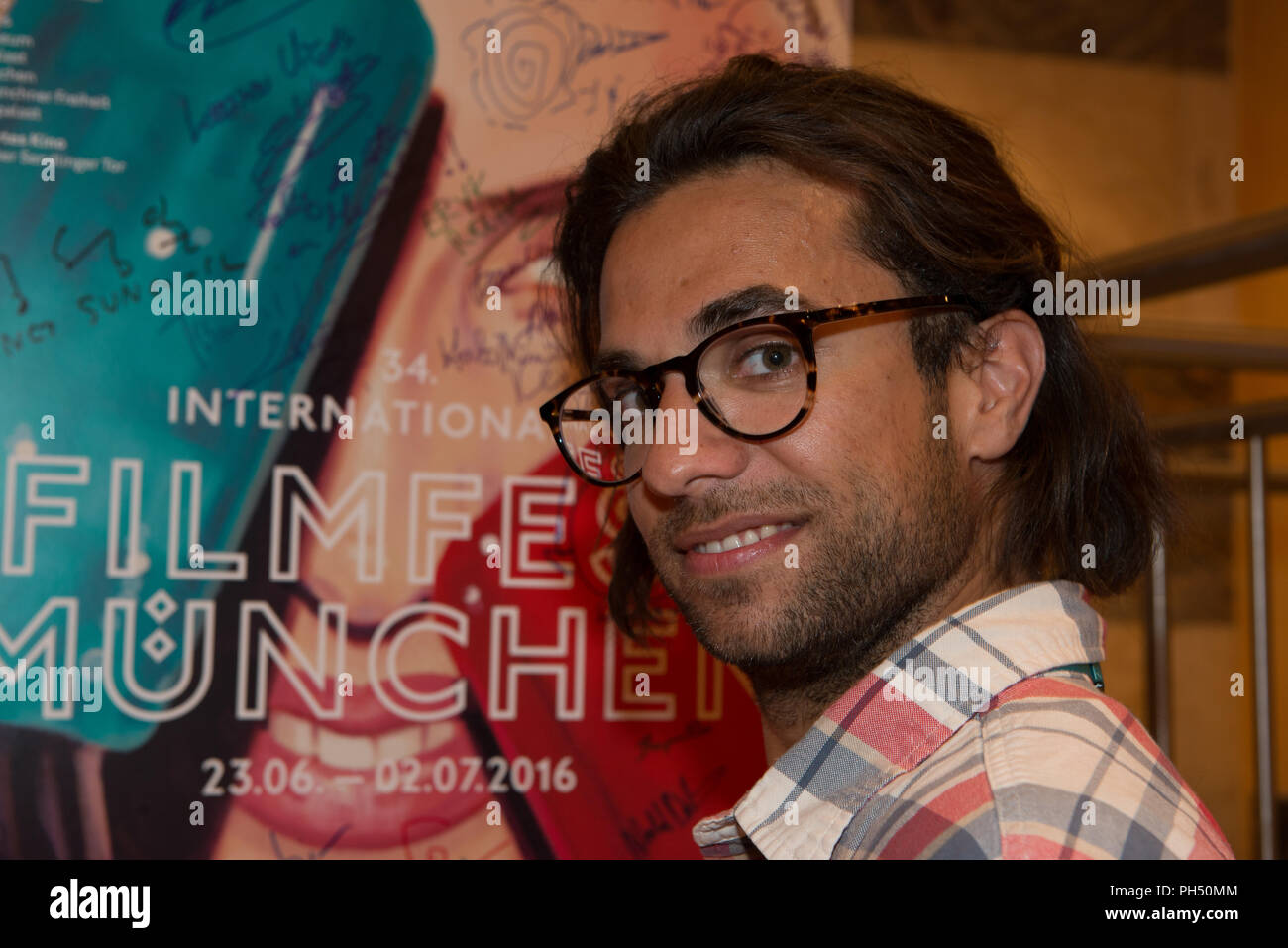 director Kerem Sanga  before the screening of his Film 'First Girl I loved' at Filmfest München 2016 Stock Photo