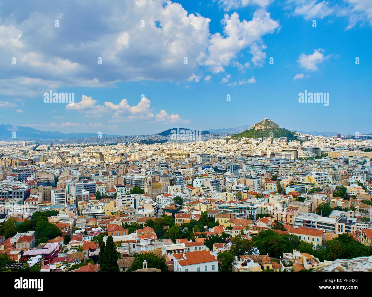 Lycabettus Hill From Acropolis Athens Hi res Stock Photography And 