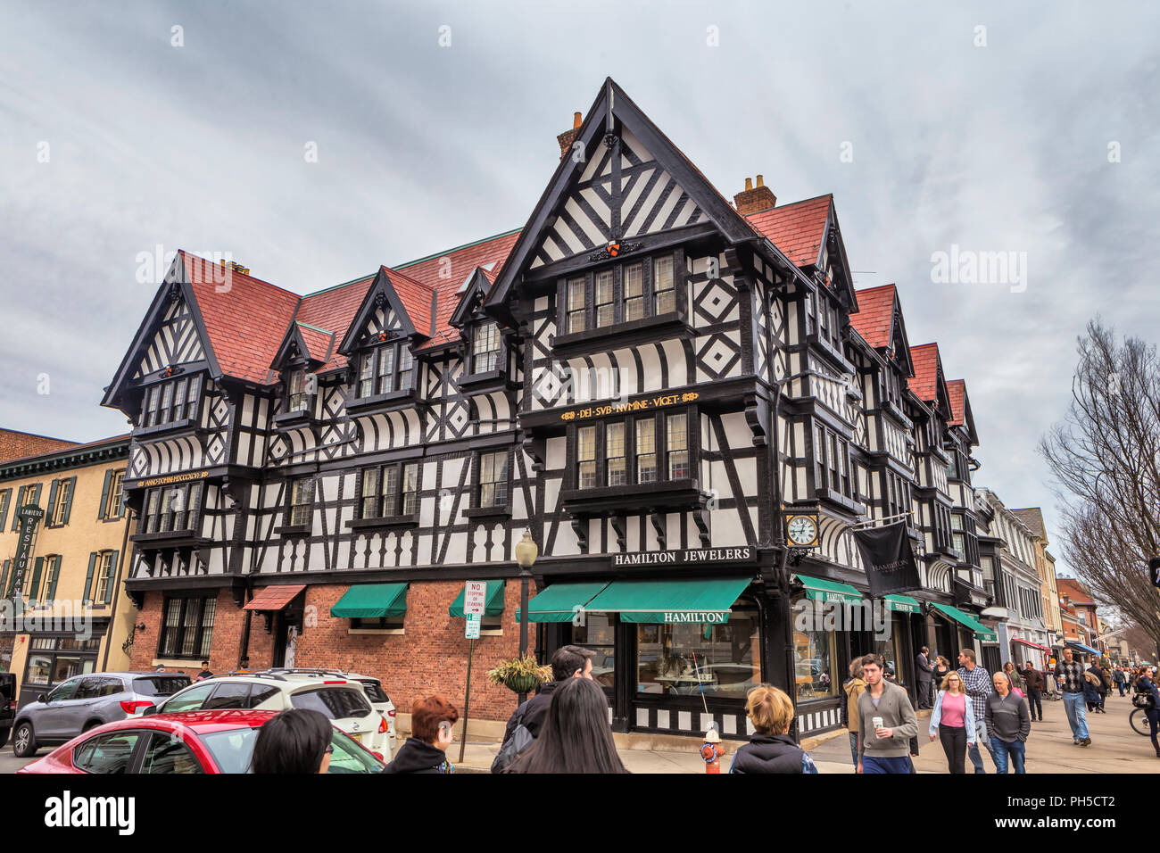 Nassau street, Princeton, New Jersey, USA Stock Photo Alamy