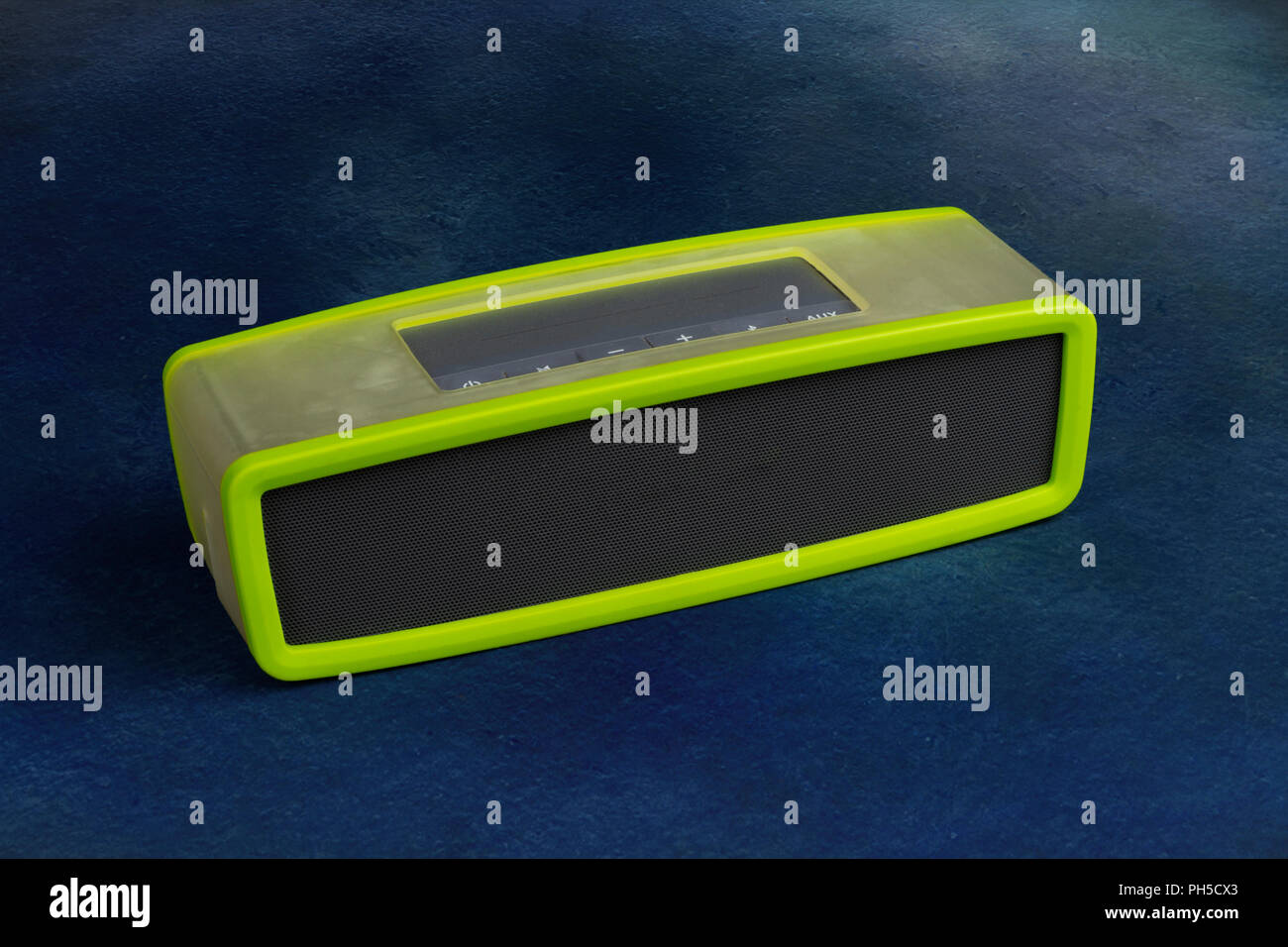 Portable bluetooth speaker Stock Photo