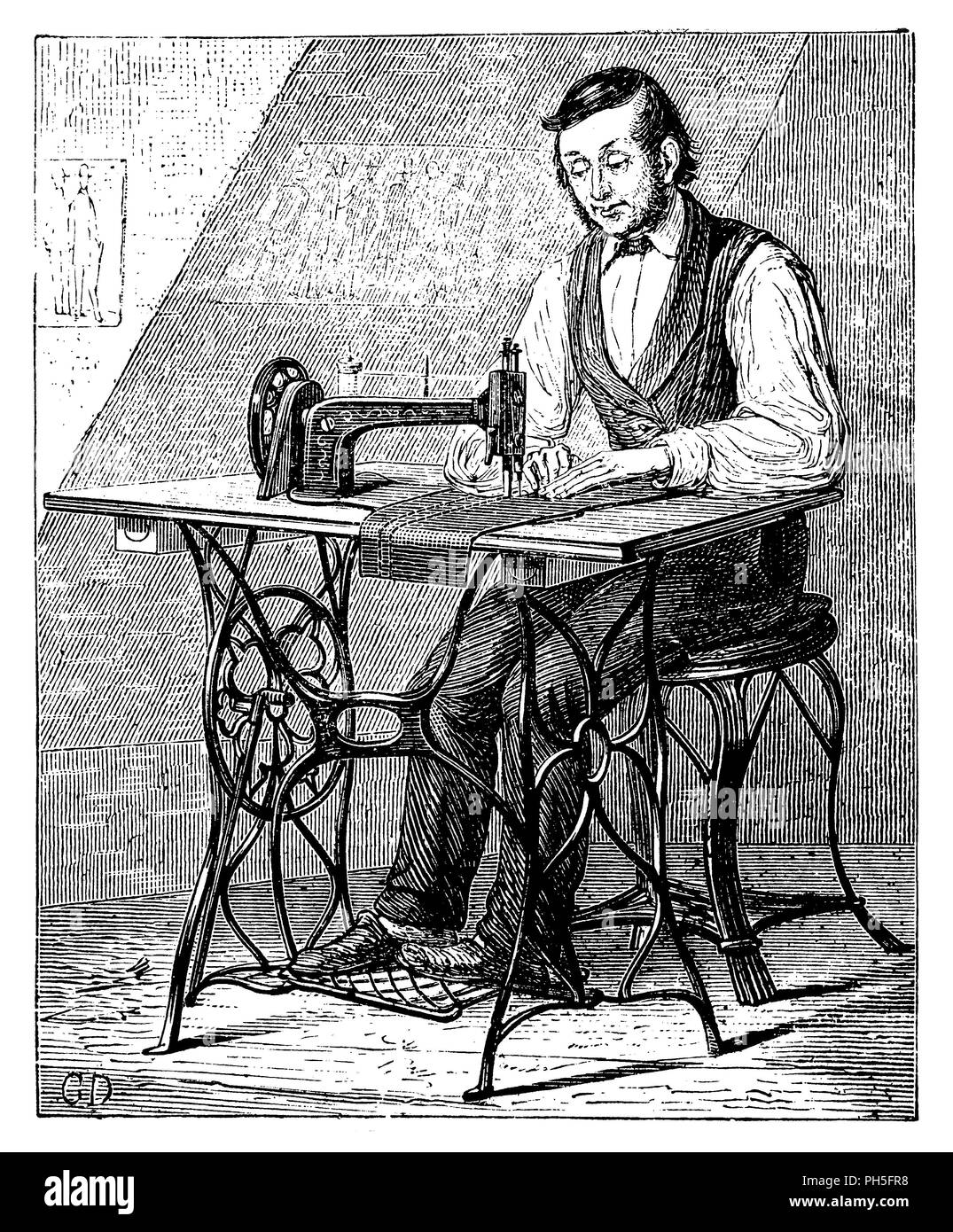 Schneider tailor Black and White Stock Photos & Images - Alamy