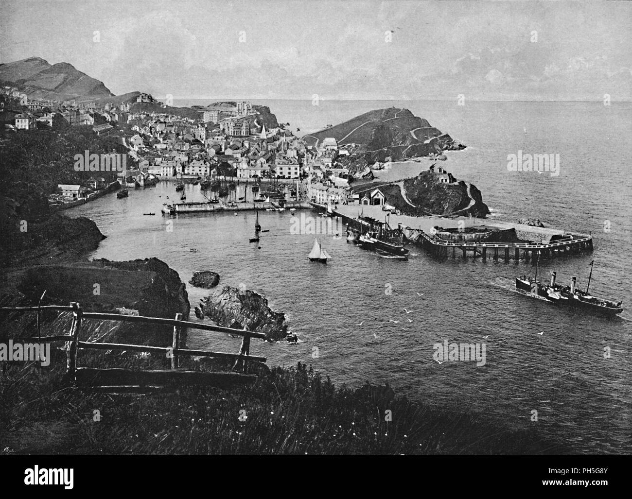 from Hillsborough', c1896. Artist ED Percival Stock Photo