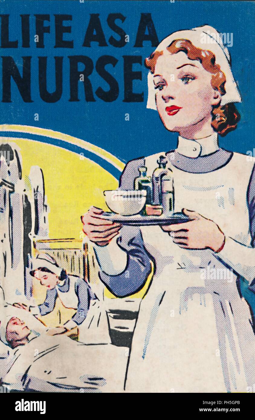 'Life as a Nurse', 1940. From Life as a Nurse, booklet on nursing