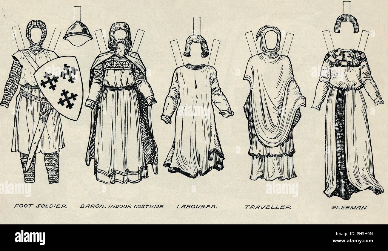 Early medieval dress hi res stock photography and images Page 2