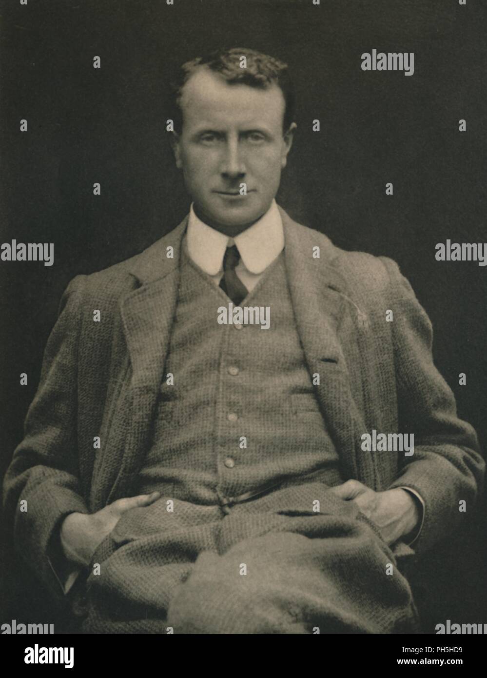 'Edward A. Wilson, B.A., M.B.', c1910s, (1913). Creator: Emery Walker. Stock Photo