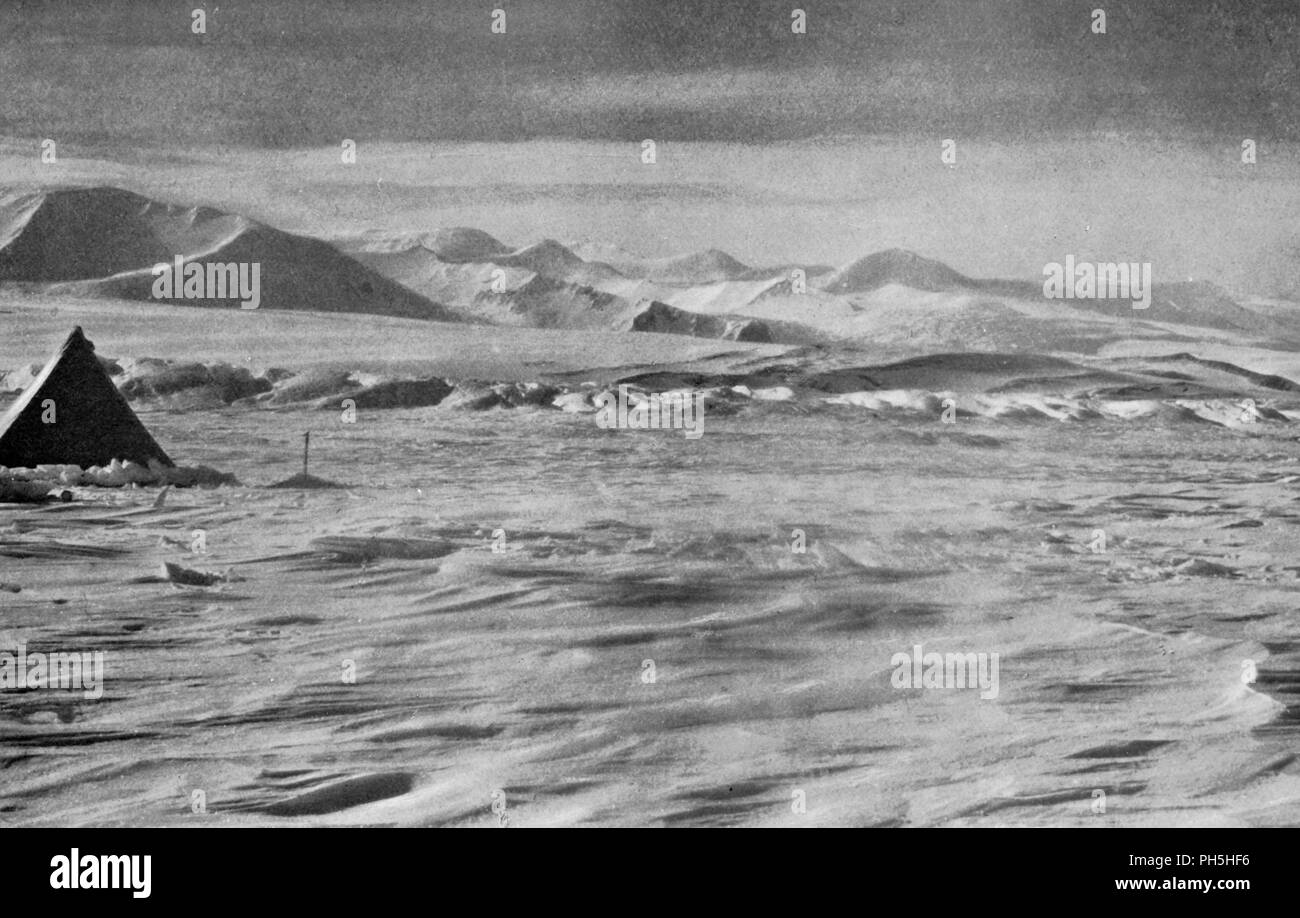 'Pressure on the Beardmore Below the Cloudmaker Mountain', c1911, (1913