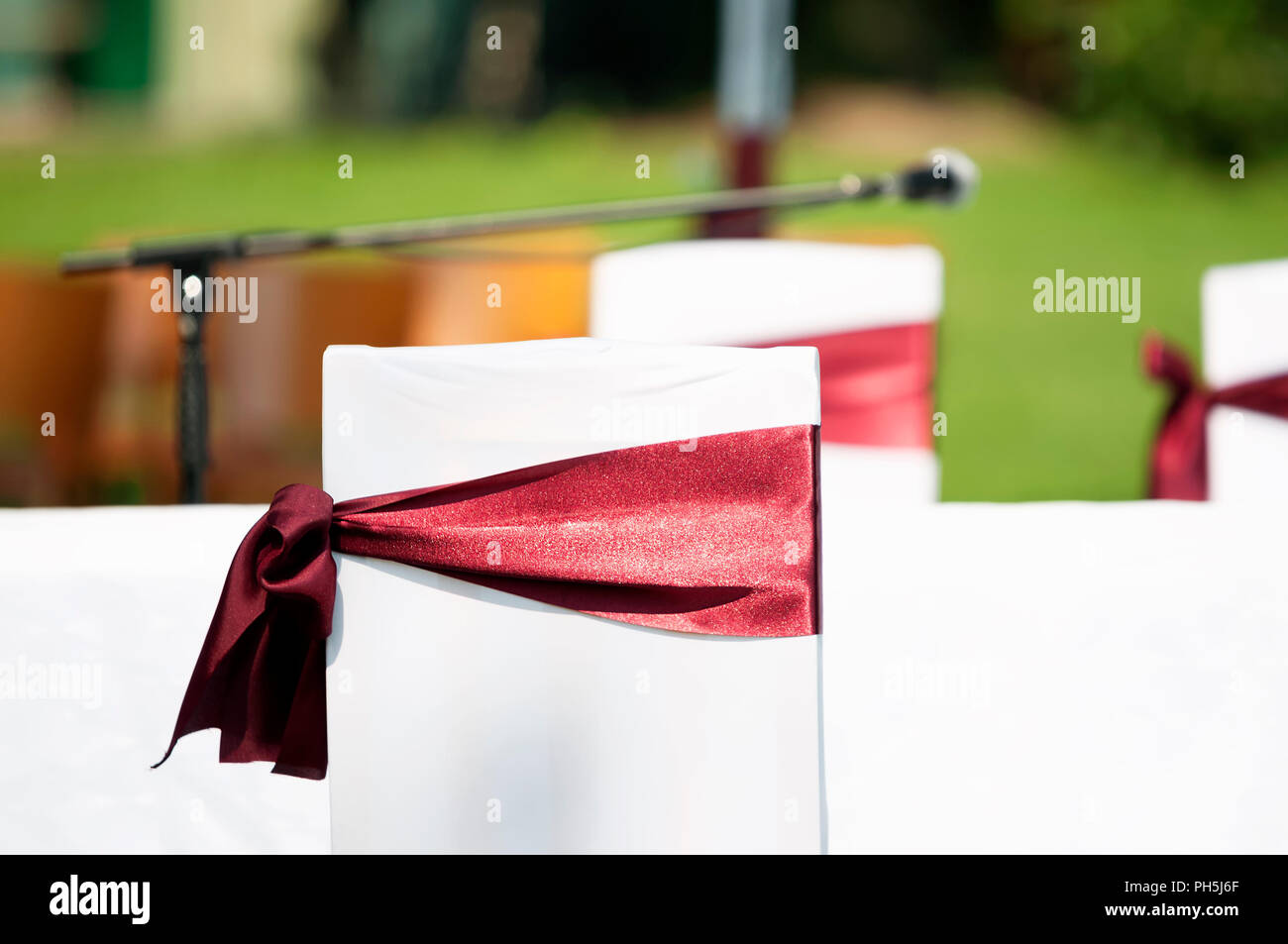 Wedding decoration Stock Photo