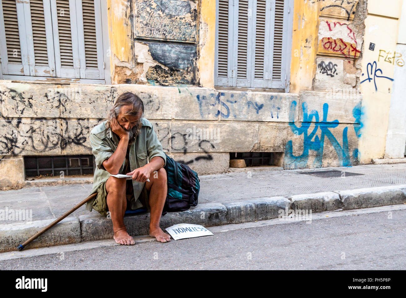 Poverty Greece Stock Photos & Poverty Greece Stock Images Alamy