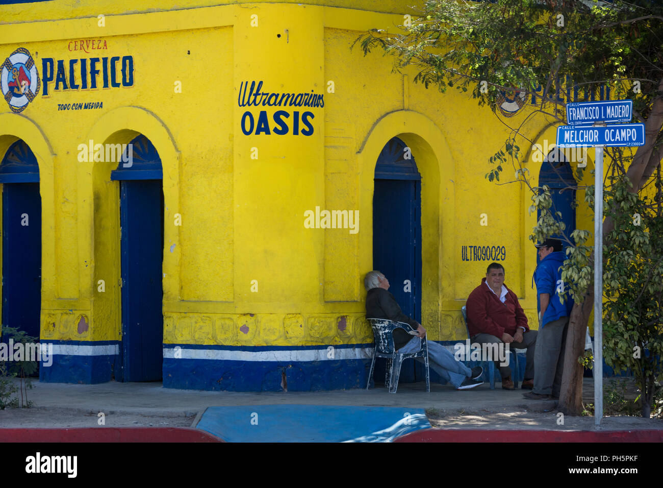 Hanging out in La Paz, Baja California Sur, Mexico. Stock Photo