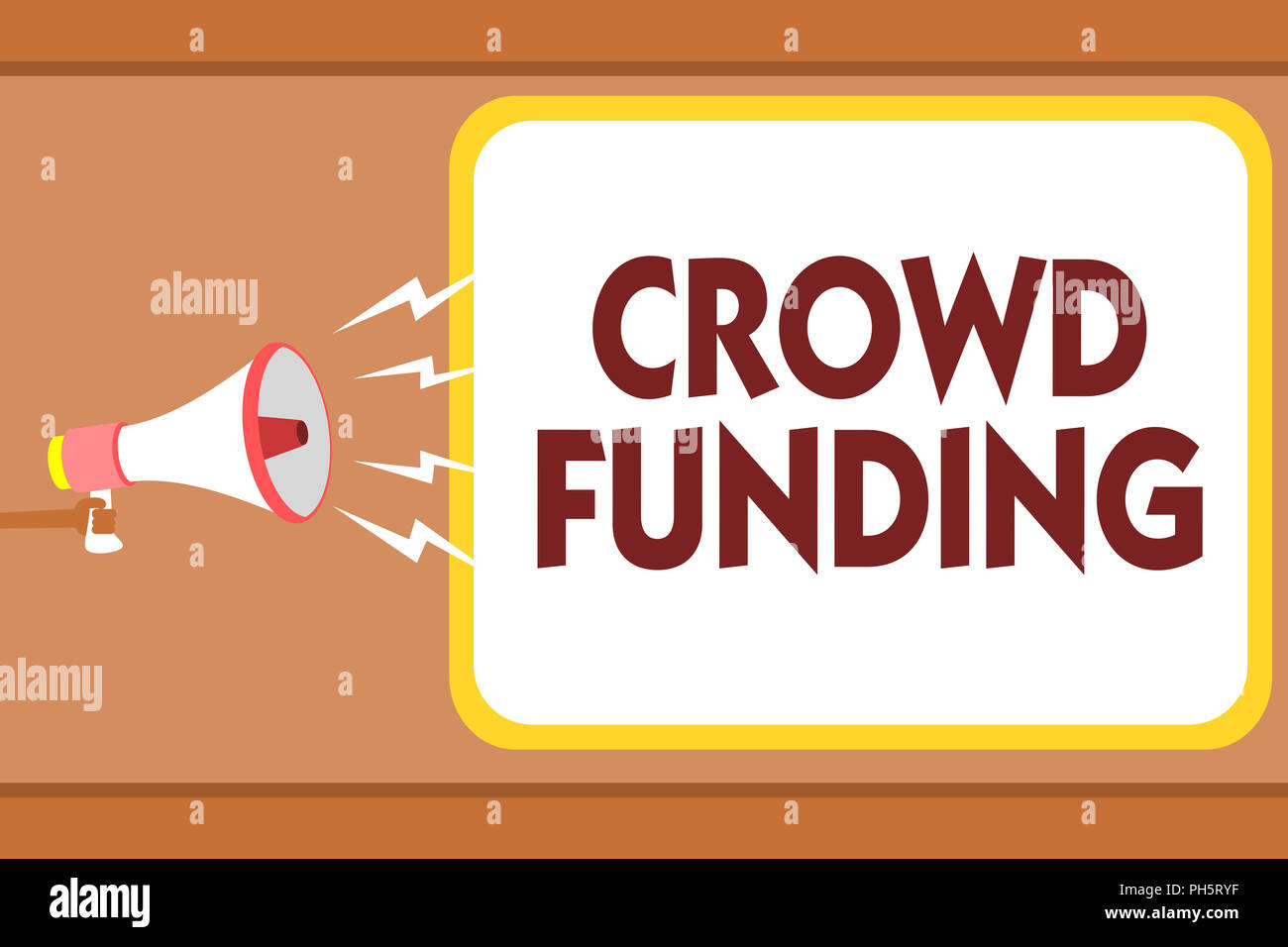 Writing Note Showing Crowd Funding Business Photo Showcasing
