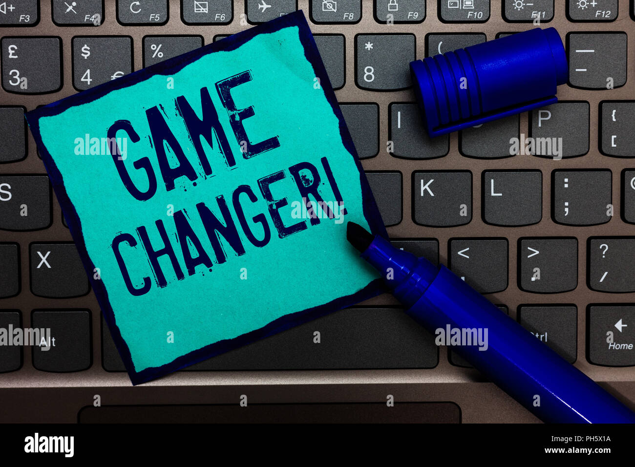 Word Writing Text Game Changer Business Concept For Sports Data Scorekeeper Gamestreams Live Scores Team Admins Turquoise Paper Keyboard Inspiration Stock Photo Alamy