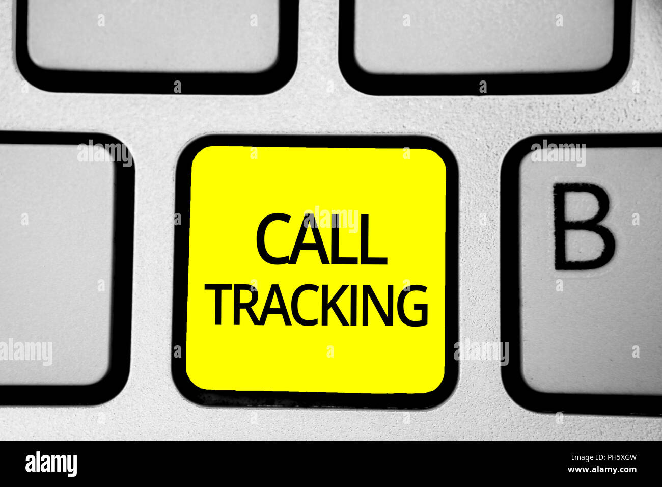 Handwriting text writing Call Tracking. Concept meaning Organic search ...