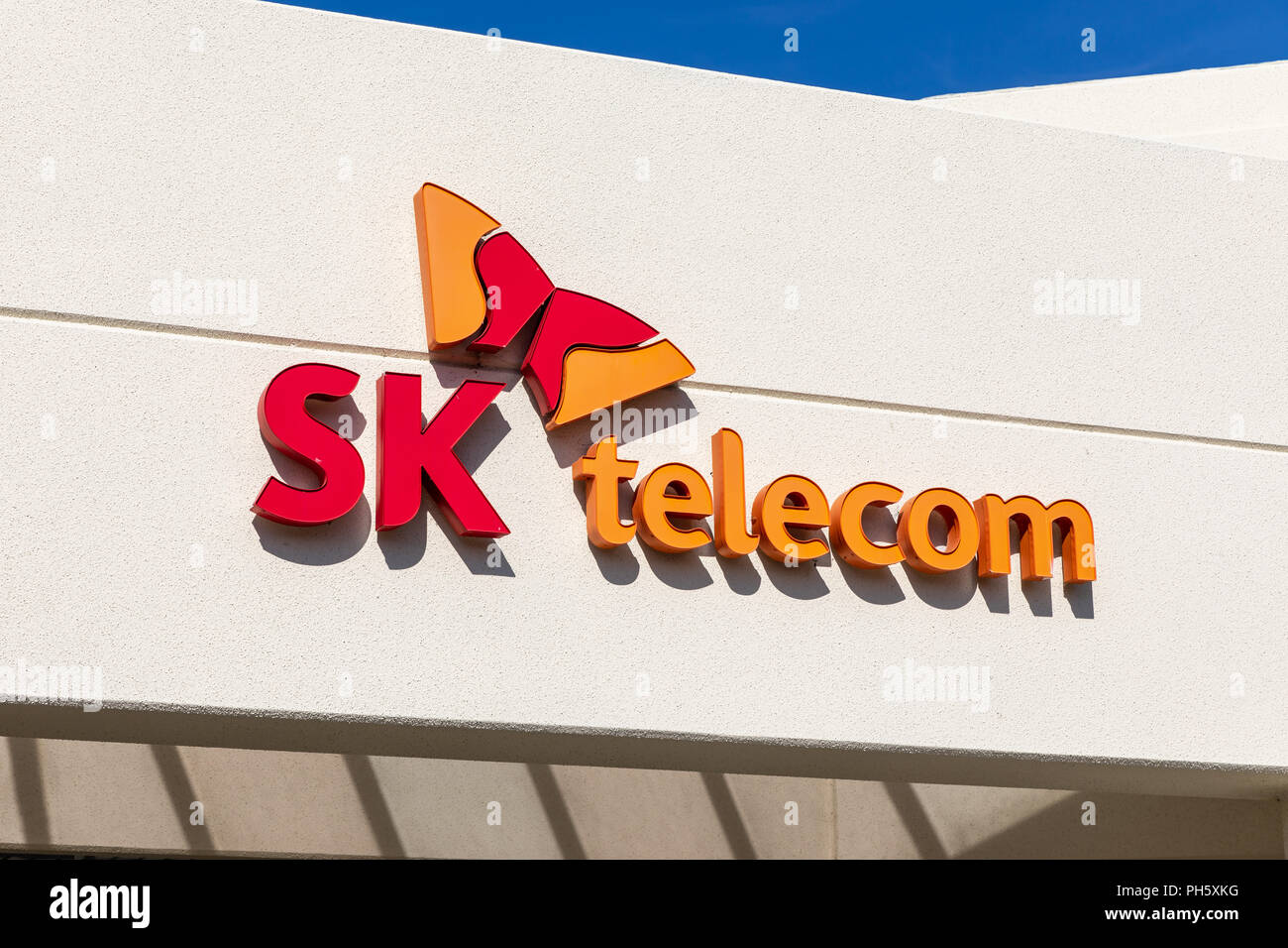 SK Telecom (SK Telecom Americas), Sunnyvale, California, USA Stock Photo