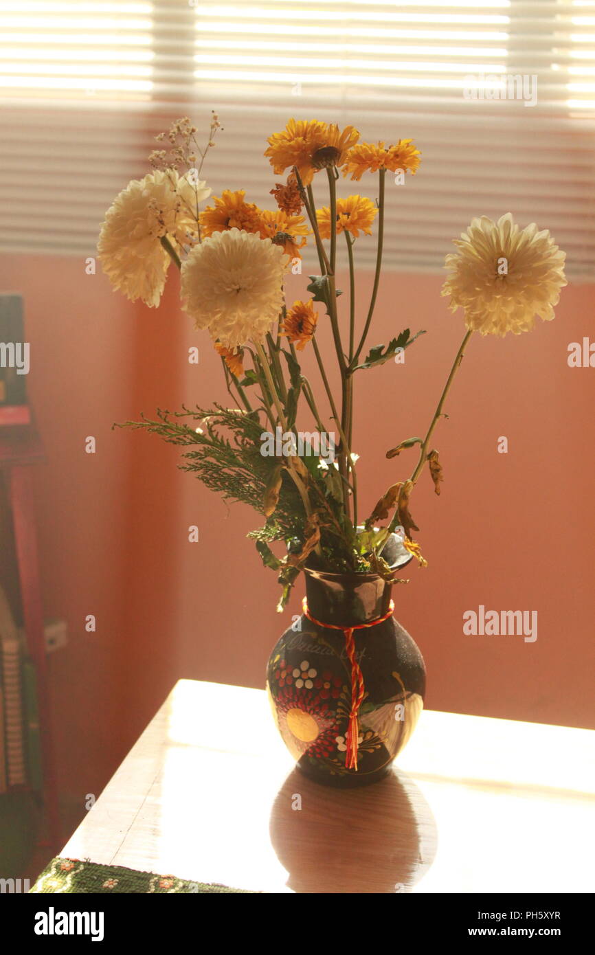 flower vase Stock Photo
