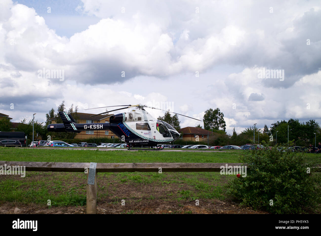 Medical Aviation Services Air Ambulance. Stock Photo