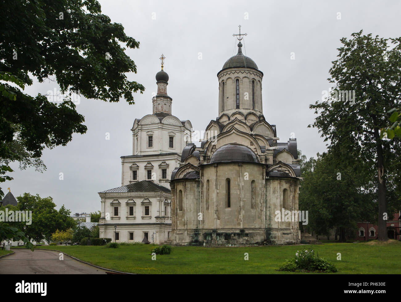 Saviour Cathedral (R) and the Church of Saint Michael the Archangel (L ...