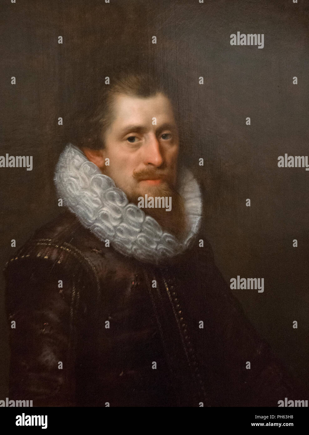 Paulus Moreelse - Portrait of a Gentleman (1622) Stock Photo