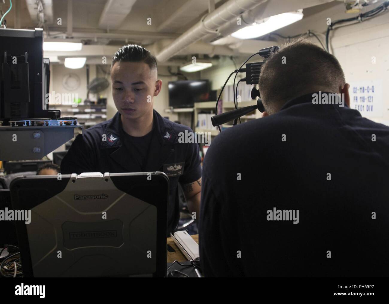 Real time automated personnel identification system hires stock