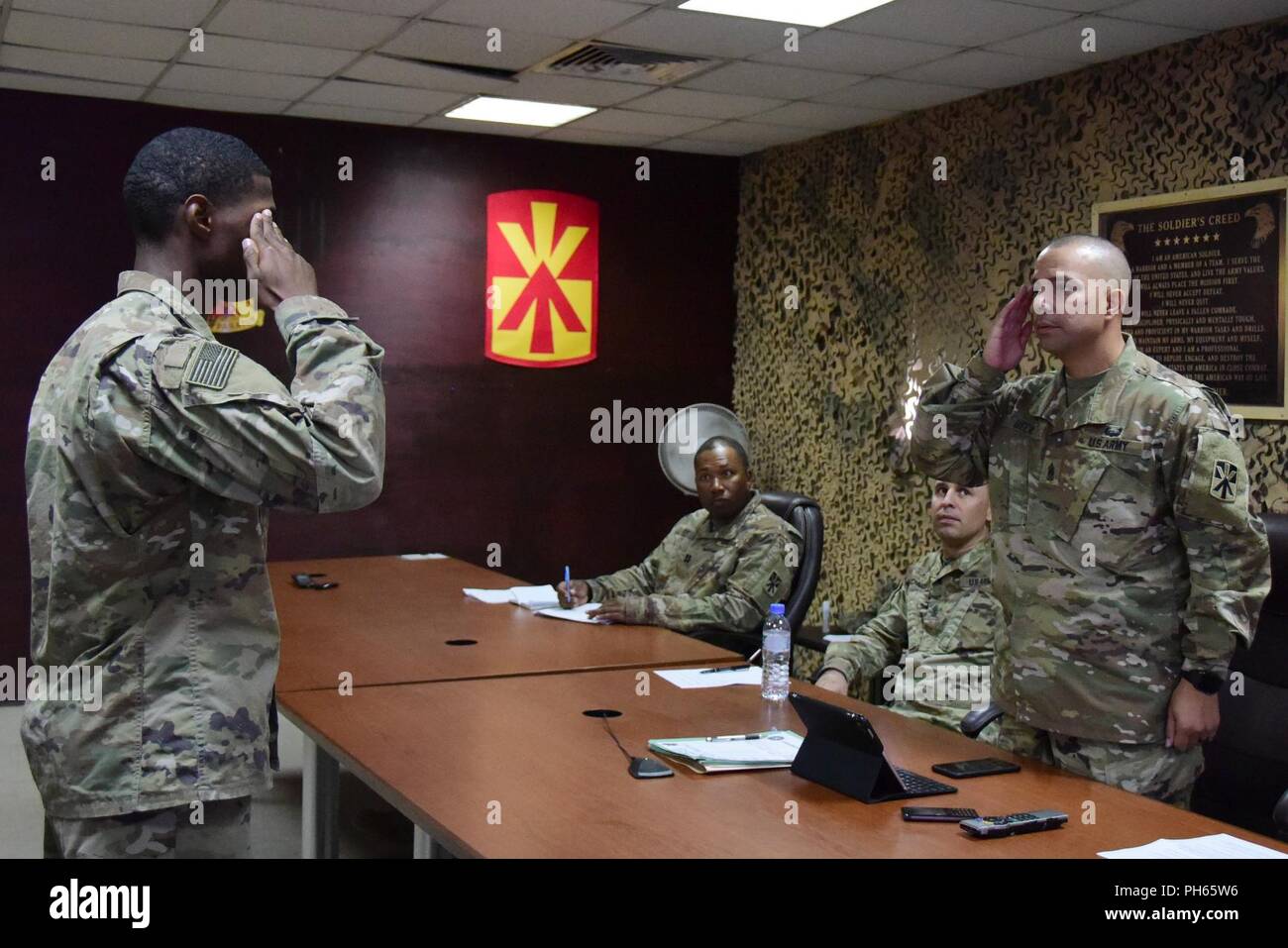 U.S. Army 1st Lt. Latrell Watkins, Echo Company executive officer, 552