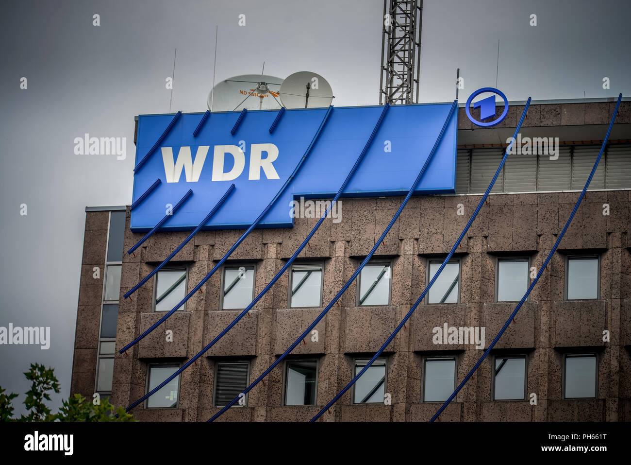 Archivhaus, WDR, Nord-Sued-Fahrt, Koeln, Nordrhein-Westfalen, Deutschland Stock Photo