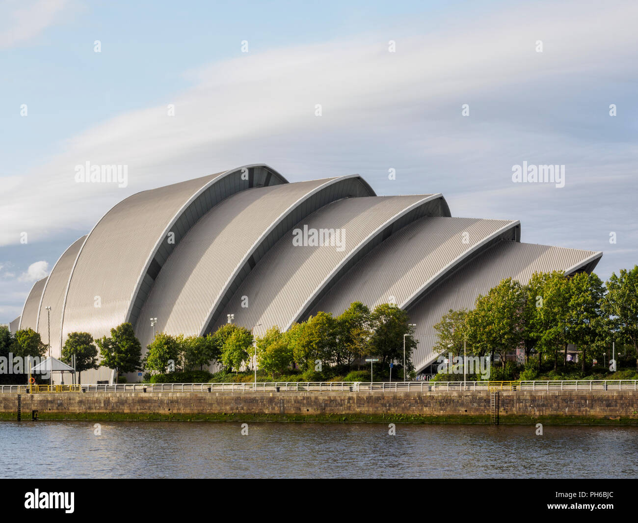 The SEC Armadillo building on the River Clyde, Glasgow Stock Photo
