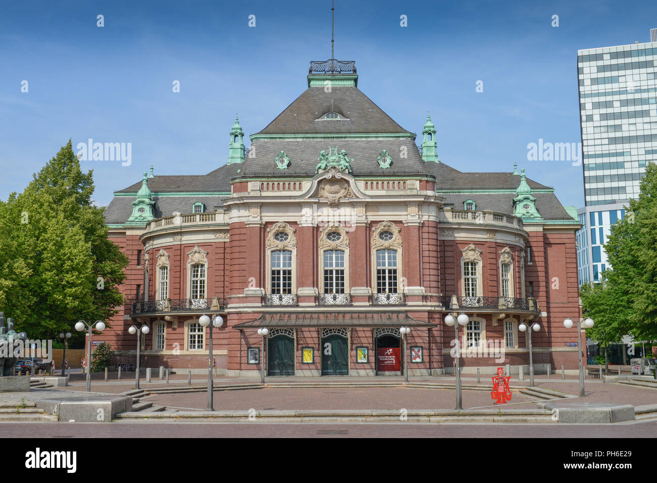 Laeiszhalle, Johannes Brahms Platz, Hamburg, Deutschland Stock Photo