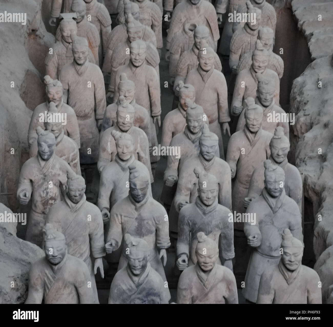 XIAN, CHINA October 29, 2017 Terracotta Army. Clay soldiers of the