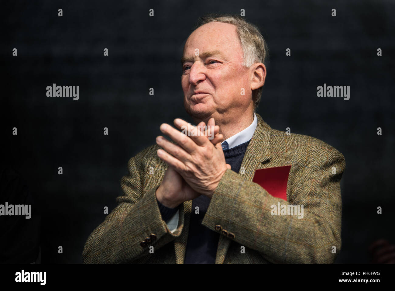 Alexander Gauland at an AfD Demo in Berlin in 2015 Stock Photo