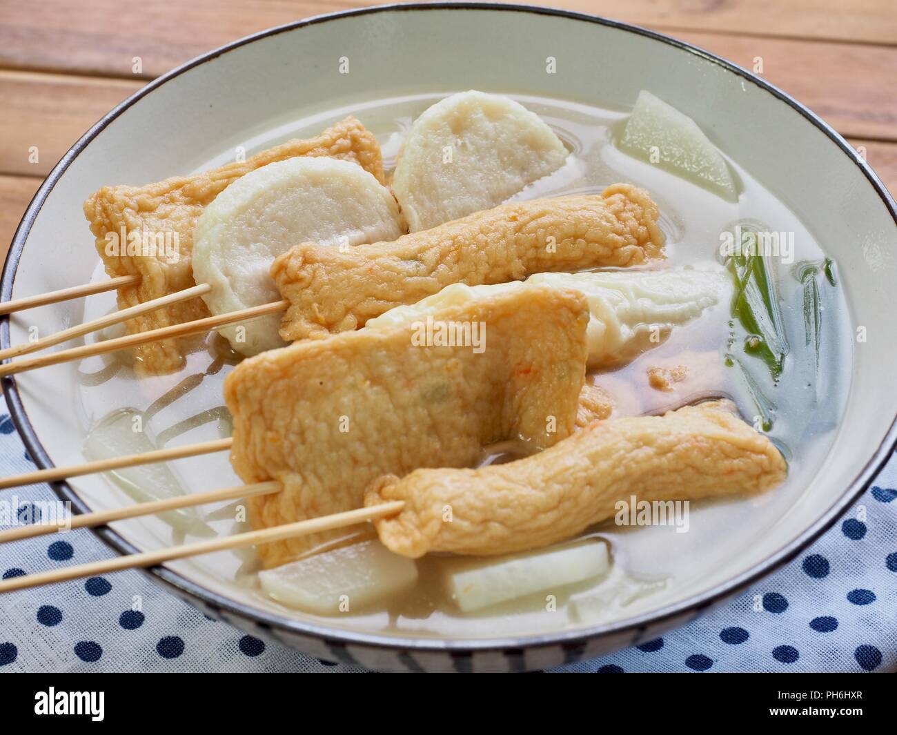 Asian food Fish paste stew, eomuk tang Stock Photo Alamy