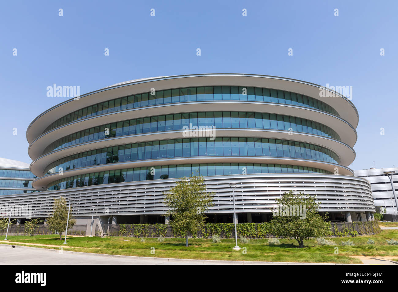 Apple's Central & Wolfe Campus (AC3), Sunnyvale, California Stock Photo