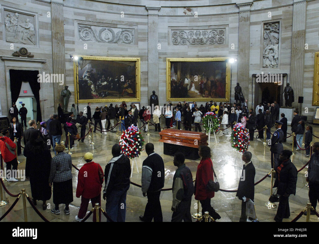 From October 30 31 2005 Rosa Parks Lay In Honor In The Capitol Rotunda Parks Was The First Woman To Lay In Honor In The Capitol Rotunda And The Second African American Parks Is