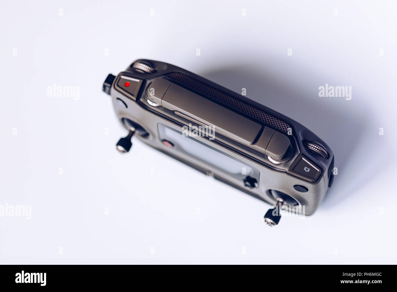 Prague, Czech Republic - August 31 , 2018: DJI Mavic 2 Pro controller, on white background. DJI Mavic 2 Pro one of the most portable drones in the mar Stock Photo