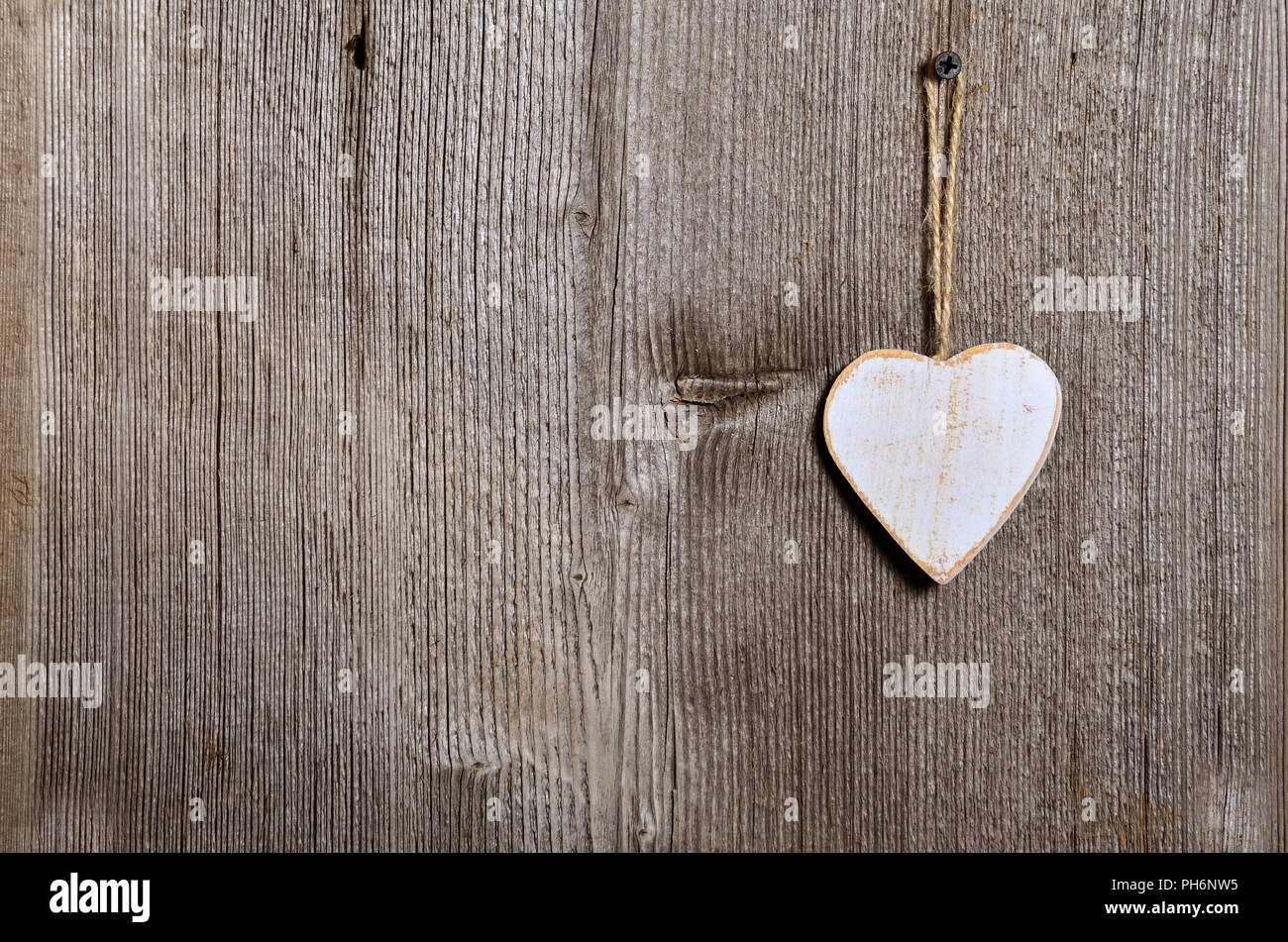 Wooden hearts hi-res stock photography and images - Alamy