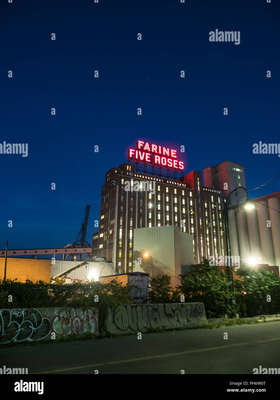 Five Roses Building farine five roses montreal, quebec, canada, landscape, building factory ...