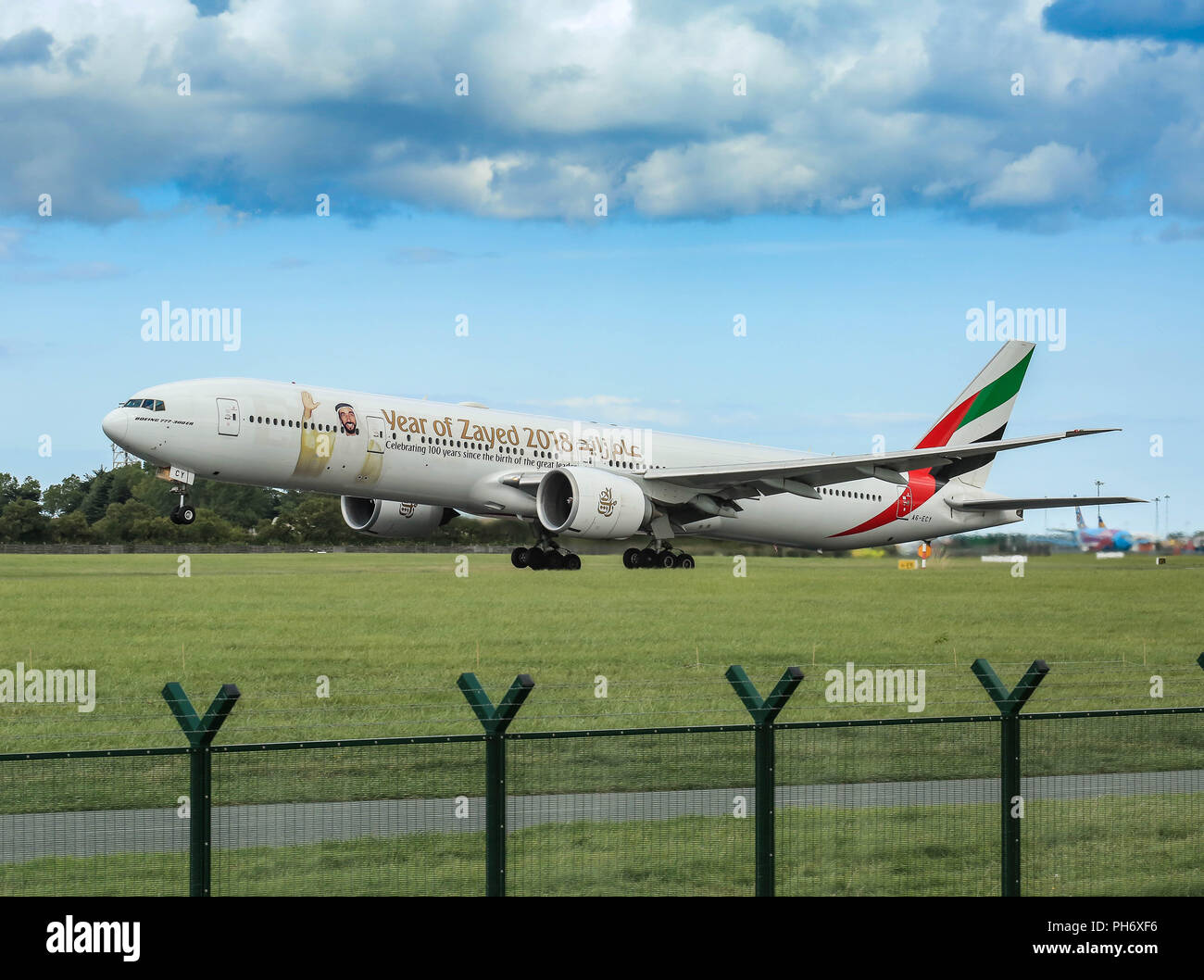 Dublin Airport landings and departures Stock Photo Alamy