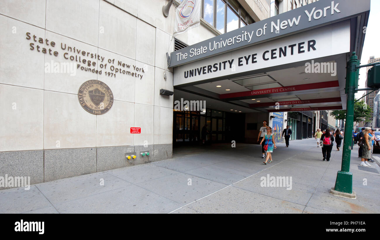 SUNY College of Optometry, 33 W 42nd St, New York, NY Stock Photo - Alamy