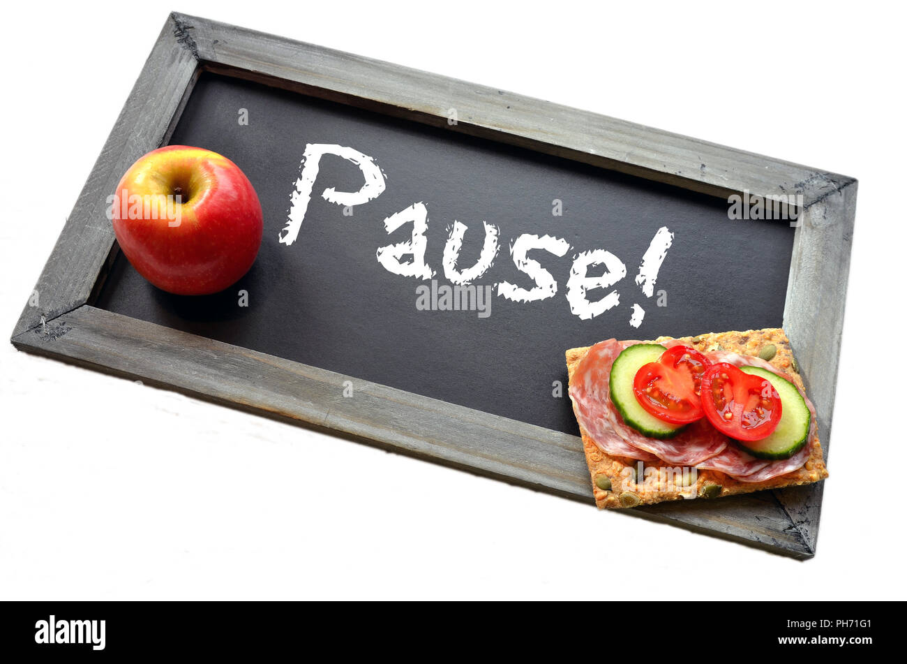 School Recess Learning Breakfast Stock Photo