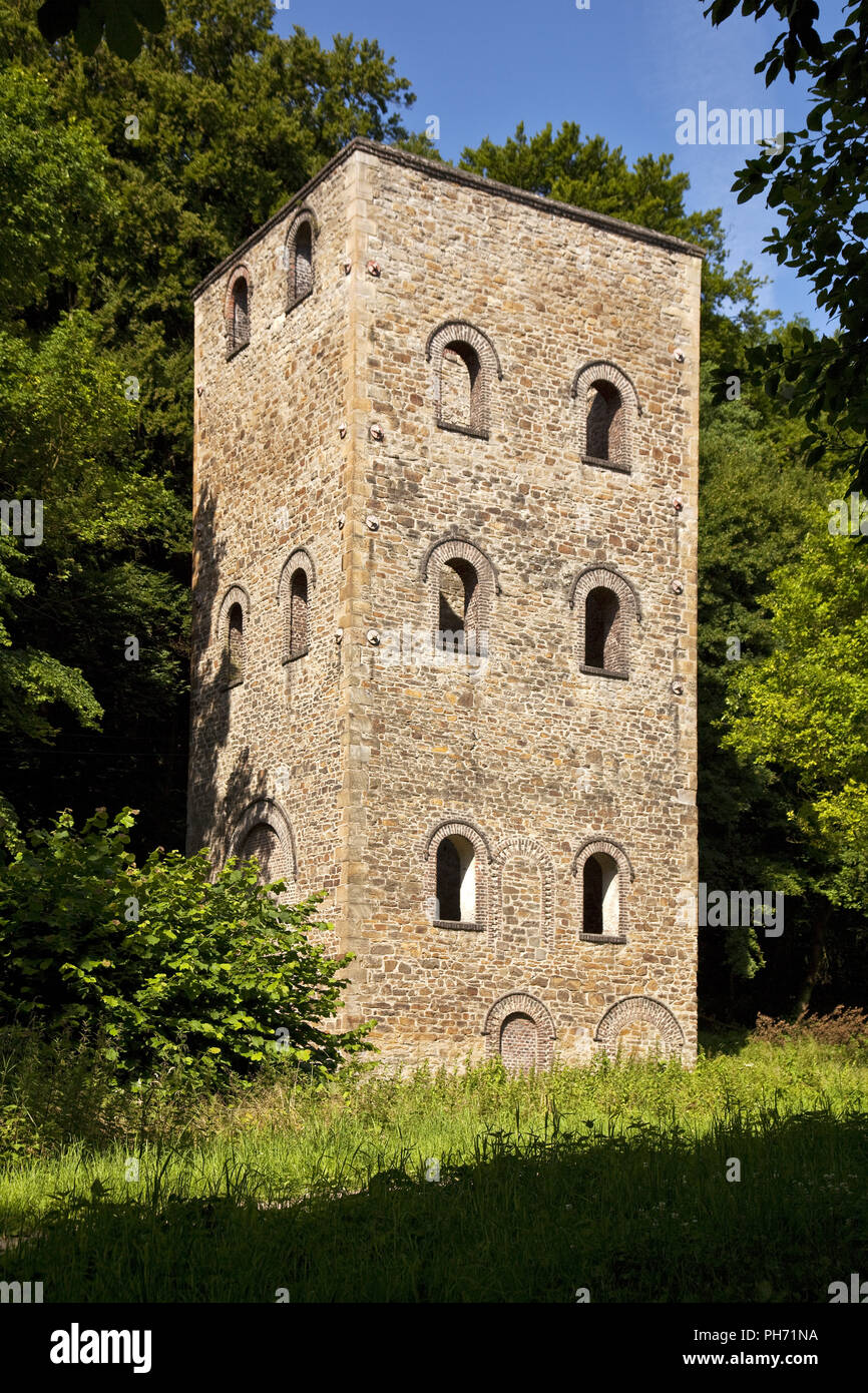 Malakowturm Brokhauser civil engineering in Bochum Stock Photo